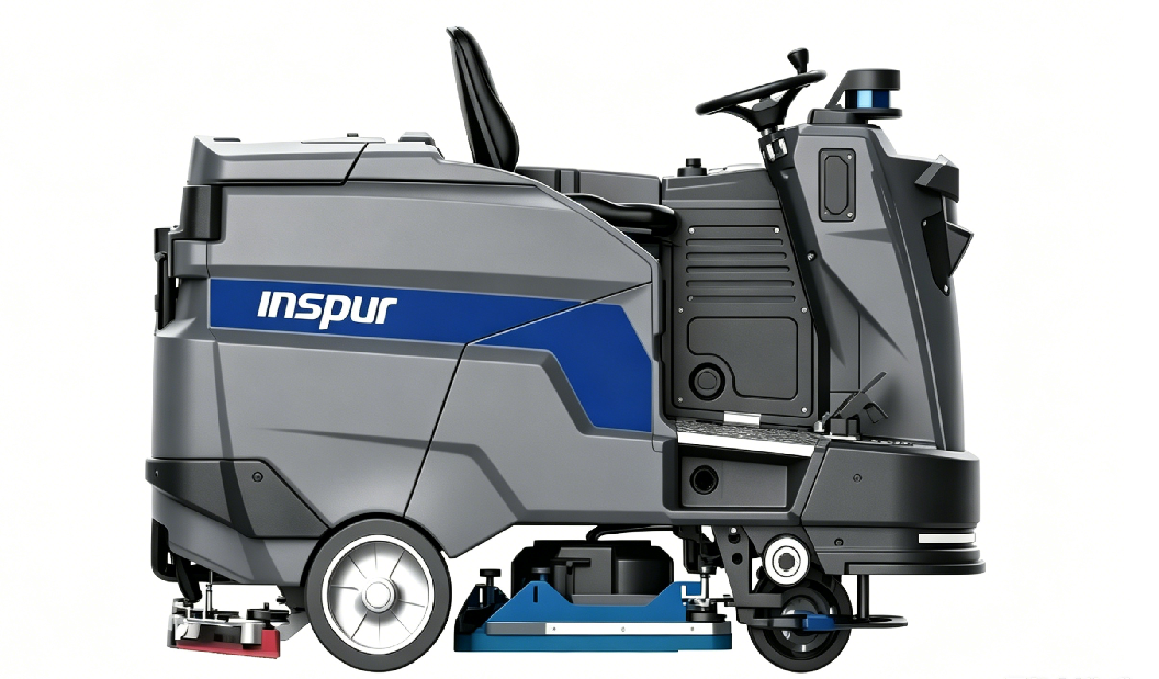 Apex iScrub X70 large autonomous outdoor scrubber with LiDAR and depth camera navigation
